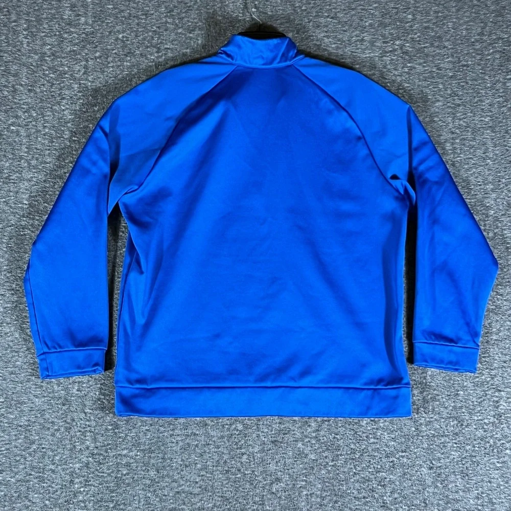 Nike Dri Fit Quarter Zip Pullover Men's Large Blue Long Sleeve‎ Athletic Shirt